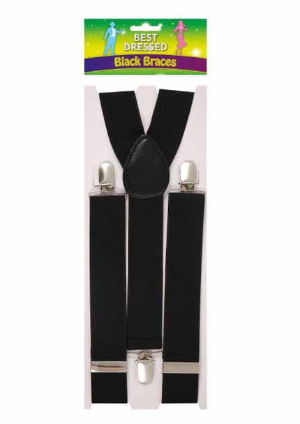 Black Trouser Braces