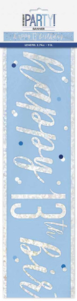 Blue Dots Glitz 13th Banner