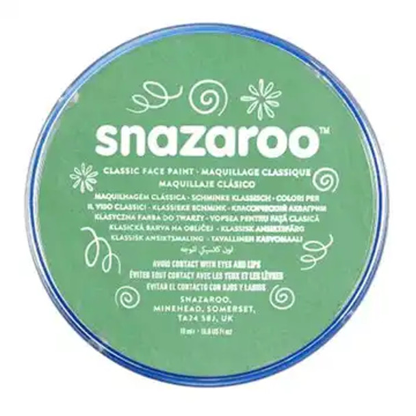 Bright Green Snazaroo Facepaint 18ml