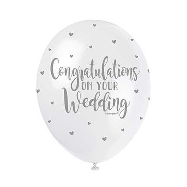 Congrats Wedding Balloons