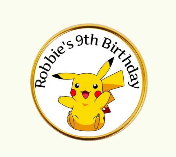 Personalised Pokémon Chocolate Coins (15 Pack)