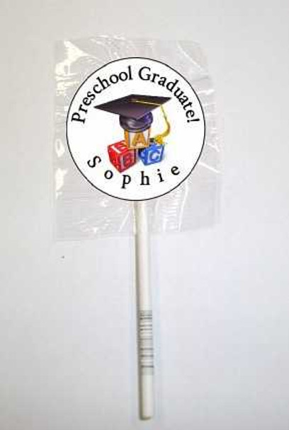 Personalised Preschool Grad Lollipops (15 Pack)