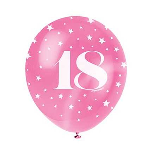 18th Birthday Helium Balloons