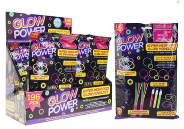 196Pc Glow Sticks