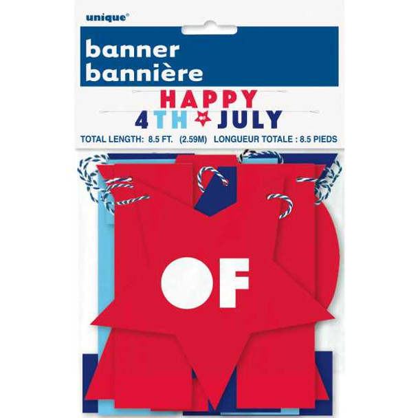 Happy 4th July Banner