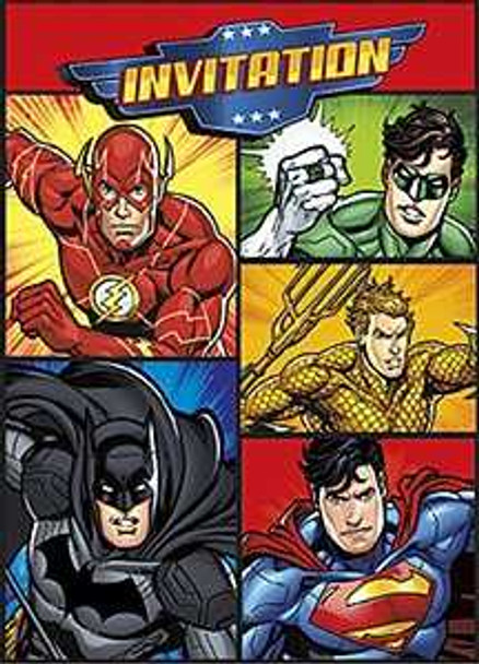 Justice League Party Invites