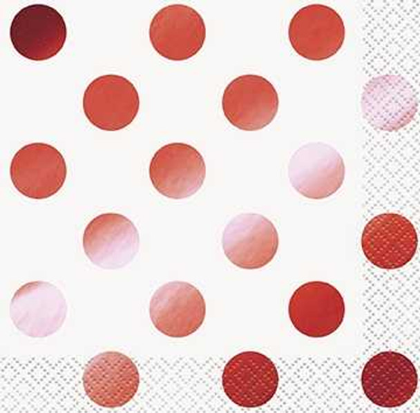 Mini Red Dots Napkins