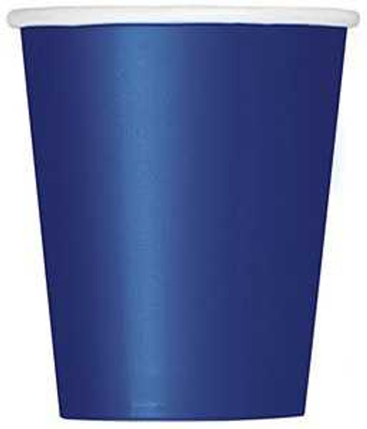 Navy Blue Paper Cups (14 Pack)