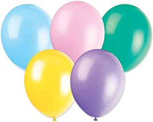 Pastel Assortment Balloons