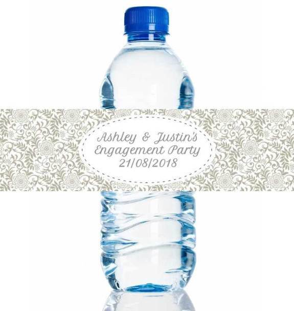Personalised Engagement Bottle Labels (4 Pack)