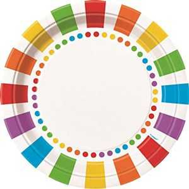 Rainbow Party Plates