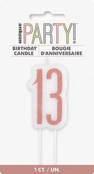 Rose Gold 13th Candle