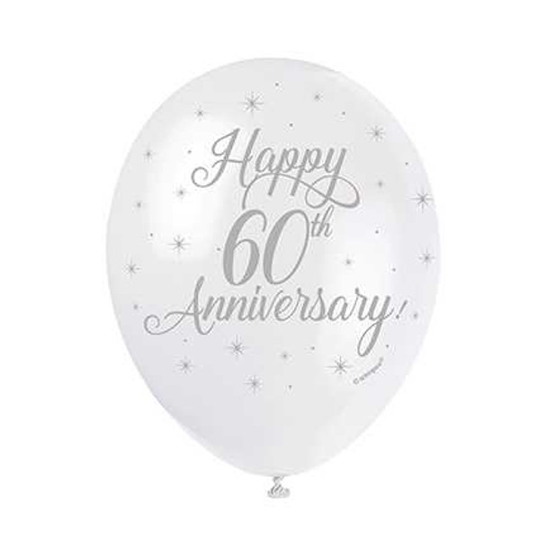60th Anniversary Balloons