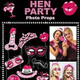 Hen Party Photo Props