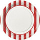 Red Striped Party Supplies