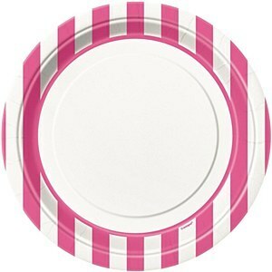 Pink Striped Party Supplies Pink Striped Party Supplies