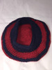 Hand knit camp hat or "tam"
