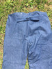 Rear of men's trousers in cotton denim