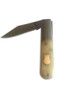 "Barlow" Style Pocket Knife - Bone Handle with Shield