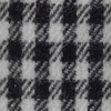 Black/white wool check