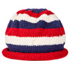 Rolled brim cap in red/white/blue