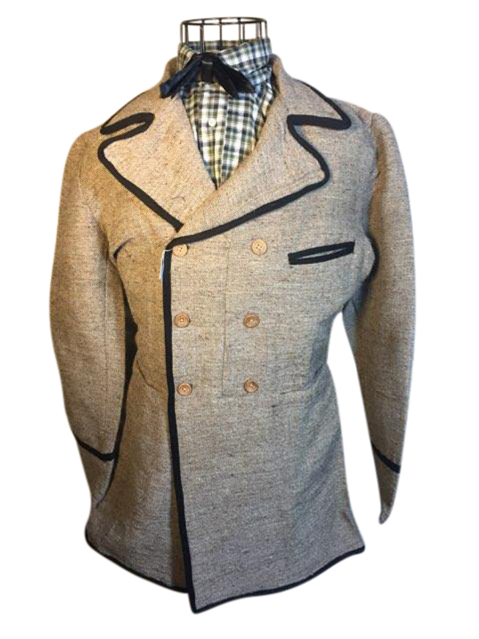 double breasted frock coat