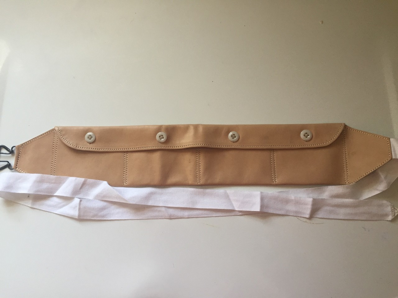 Leather money shop belts