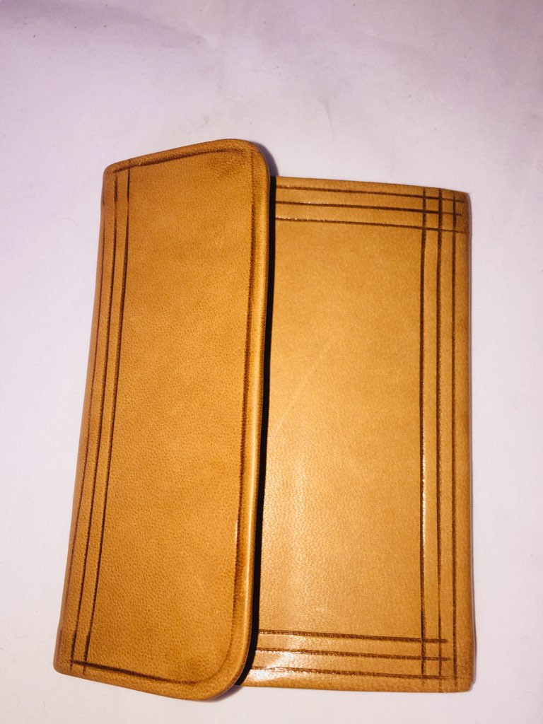 19th Century Style Leather Bound Notebook South Union Mills