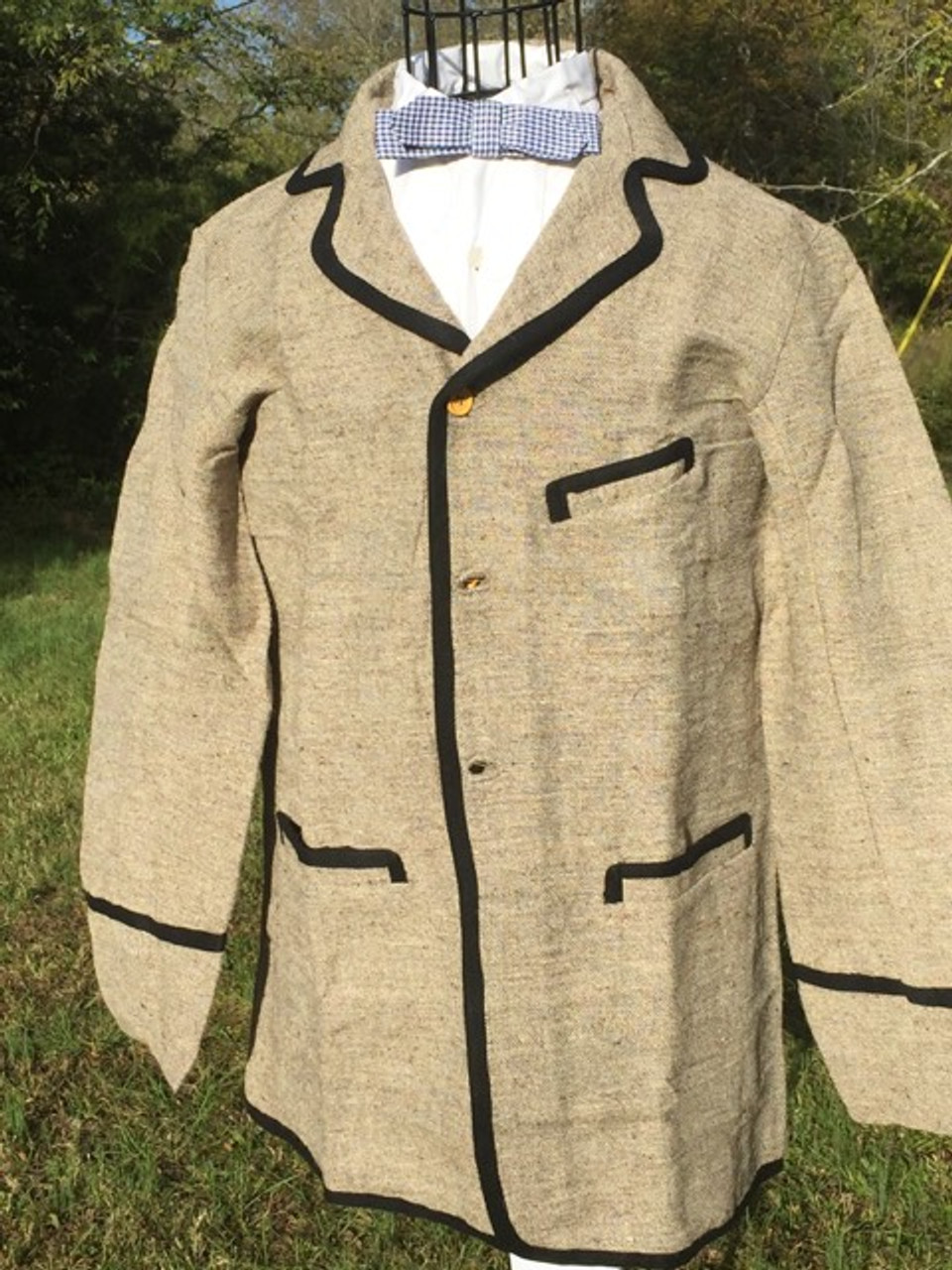 19th Century Civilian Sack Coat - trimmed - South Union Mills