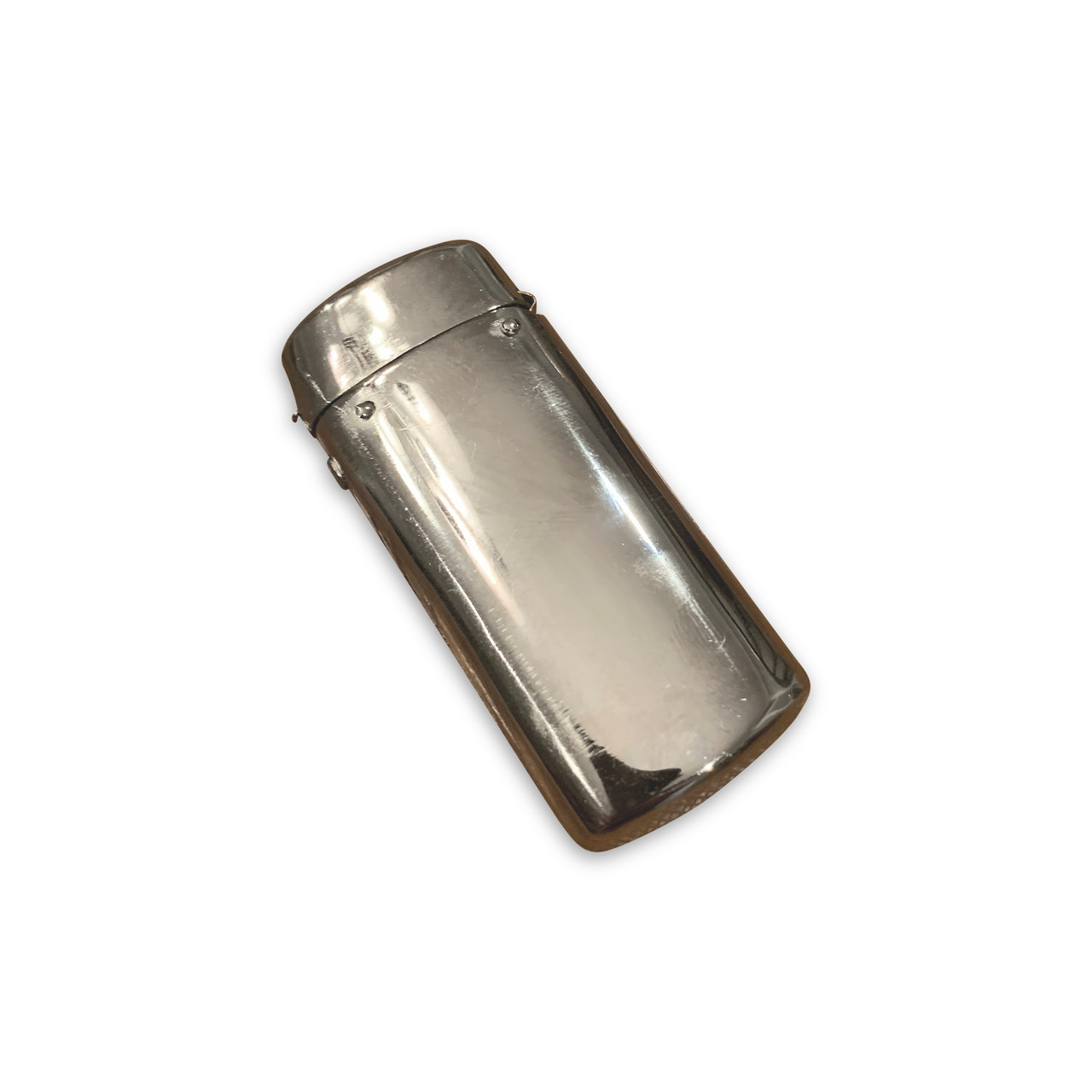Pocket Match Safe - Silver Plated Tin