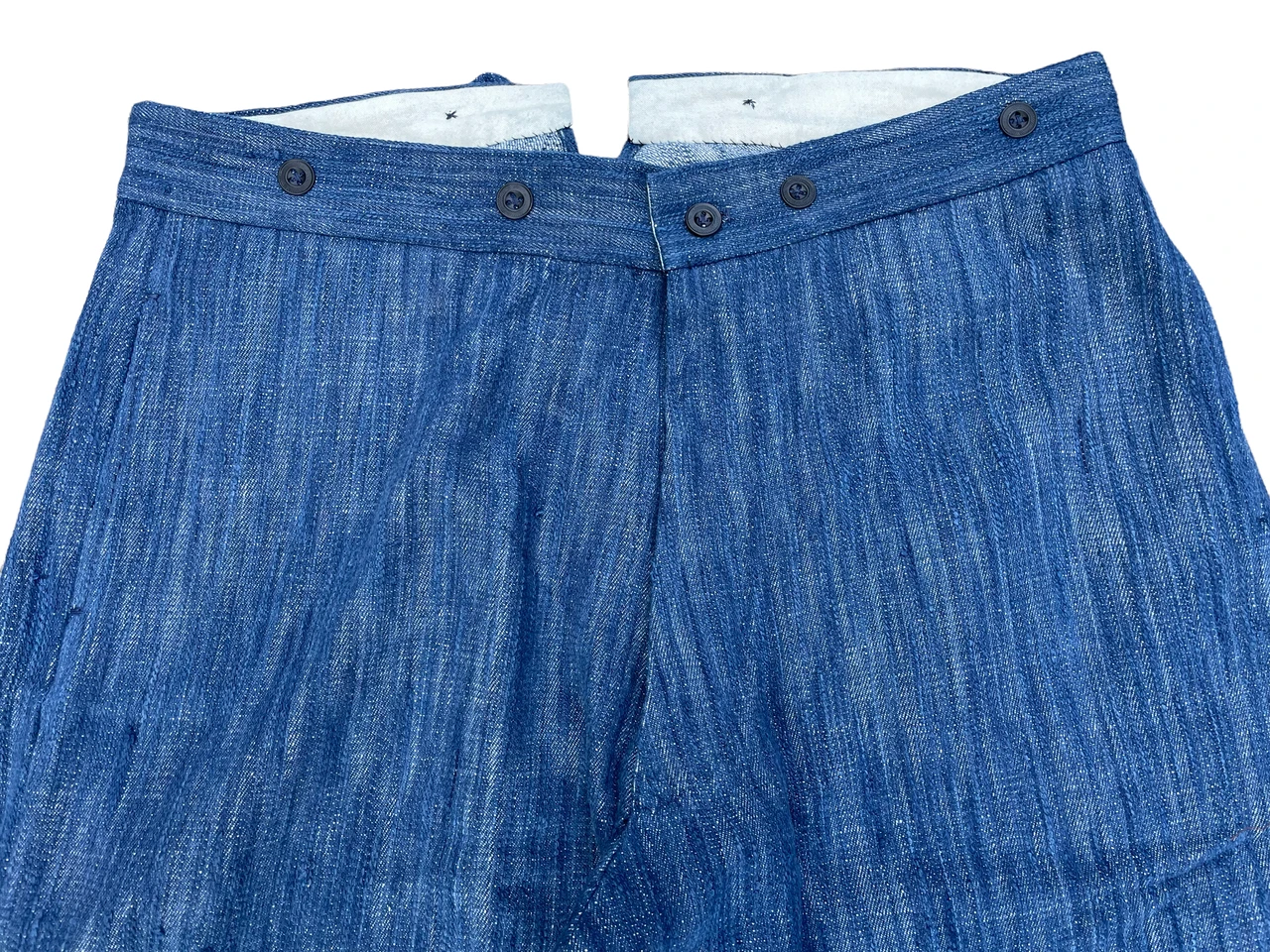 Excelsior Handwoven Cotton Denim Trousers - South Union Mills