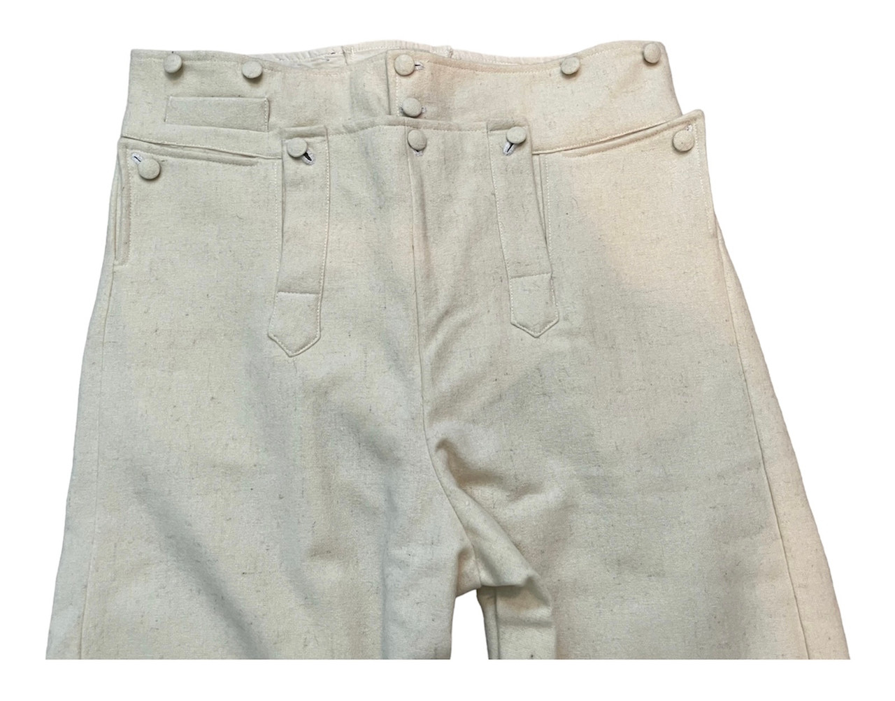 Early 19th Century Trousers WITH SIDE SEAM POCKETS - South Union Mills