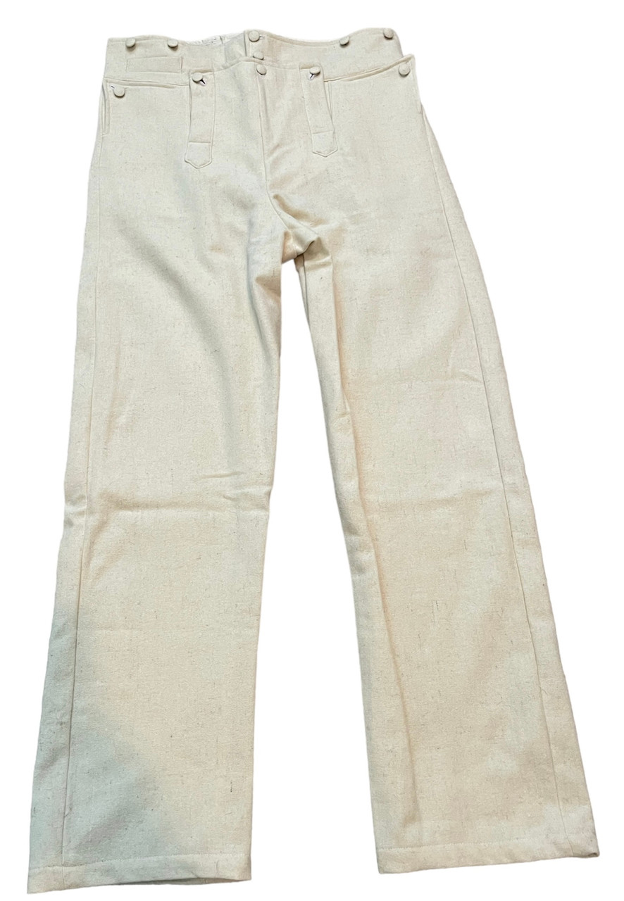 Early 19th Century Trousers WITH SIDE SEAM POCKETS - South Union Mills