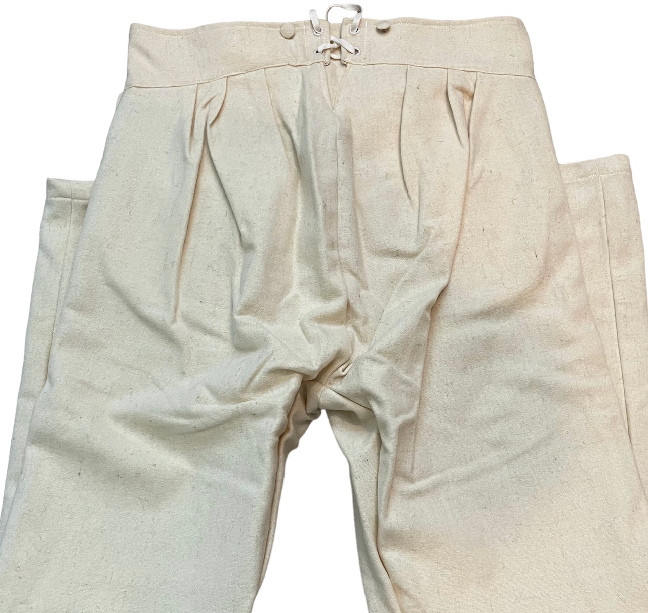 Early 19th Century Trousers WITH SIDE SEAM POCKETS - South Union Mills