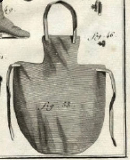 Sheepskin Apron with Neck Loop