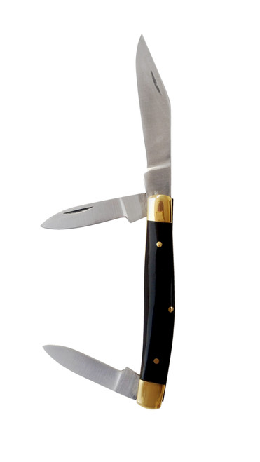 Barlow Style Pocket Knife - Bone or Horn Handle with Shield - South Union  Mills