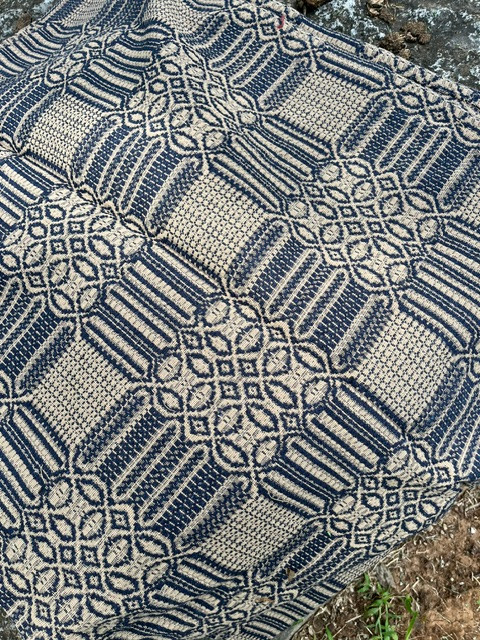 Blue/tan