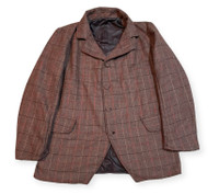 【希少】1920S French Vintage Sack Coatブラウンピケ 1870s-1900 Men's 