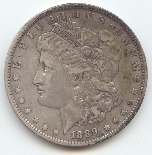 1889-O Morgan Silver Dollar,Original XF