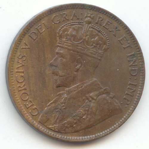 Canada, 1917 Once Cent, Lustrous and Original Brown BU