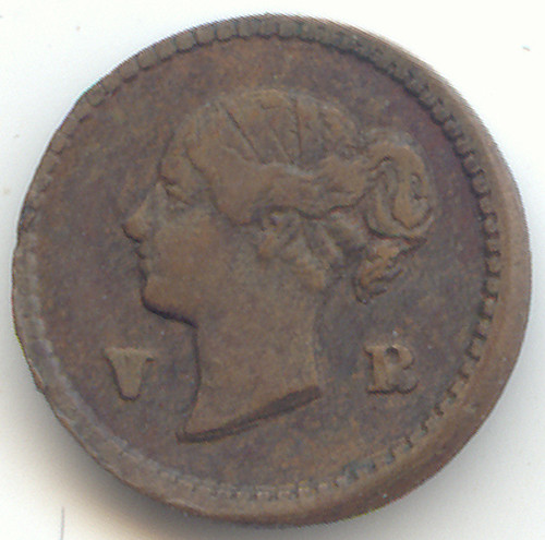 Great Britain, 1848 Model Eighth Farthing, XF