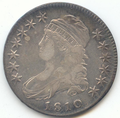 1810 Capped Bust Half Dollar, XF Details
