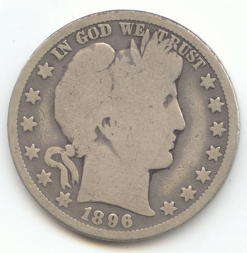 1896-O Barber Half Dollar, Good/AG