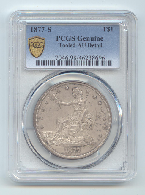 1877-S Trade Dollar, PCGS TrueView AU Details