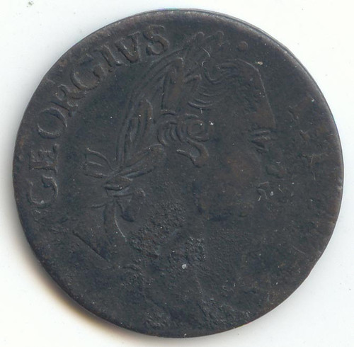 Ireland, 1776  Irish Halfpenny, George III