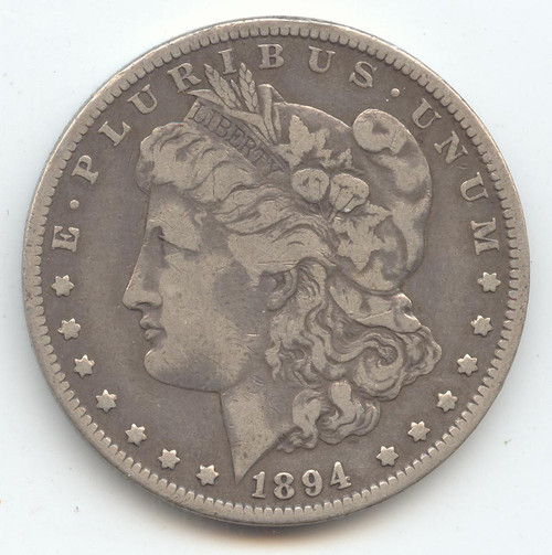 1894-O Morgan Silver Dollar, Fine