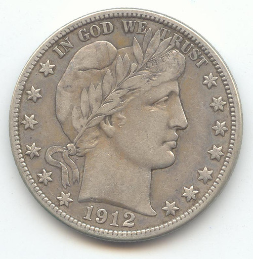 1912-D Barber Half Dollar, VF-XF