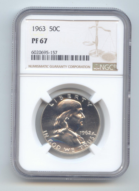 1963 Proof Franklin Half Dollar, NGC PF-67