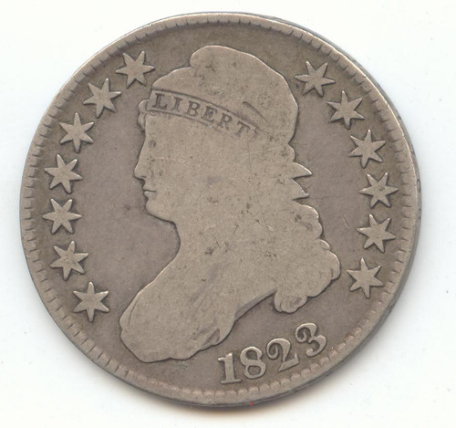 1823 Capped Bust Half Dollar, VG