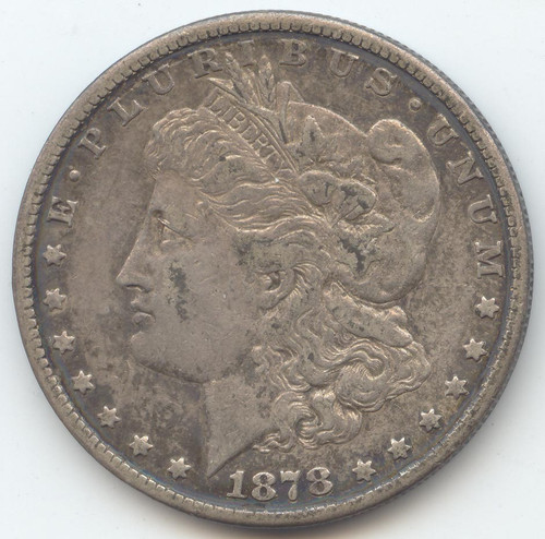 1878-CC Carson City Morgan Silver Dollar, XF Details